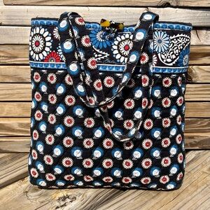 •Vera Bradley Night Owl Print Tote! EUC!